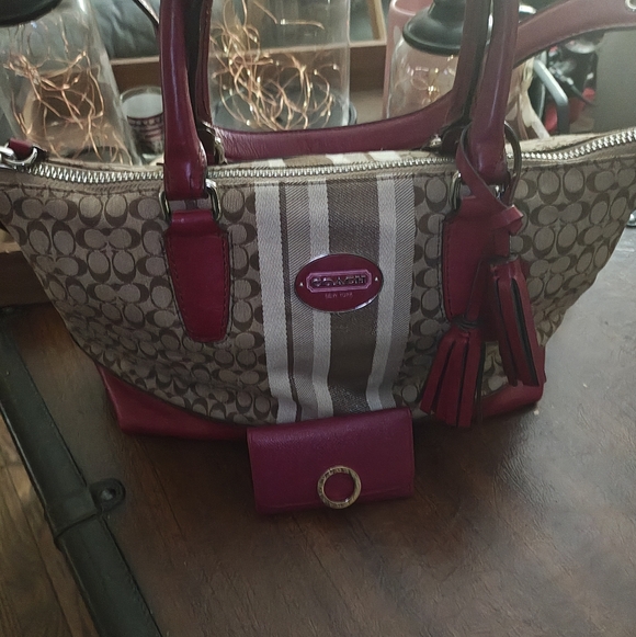 Coach Handbags - Coach Molly Satchel Bag/Bvlgari Key Card